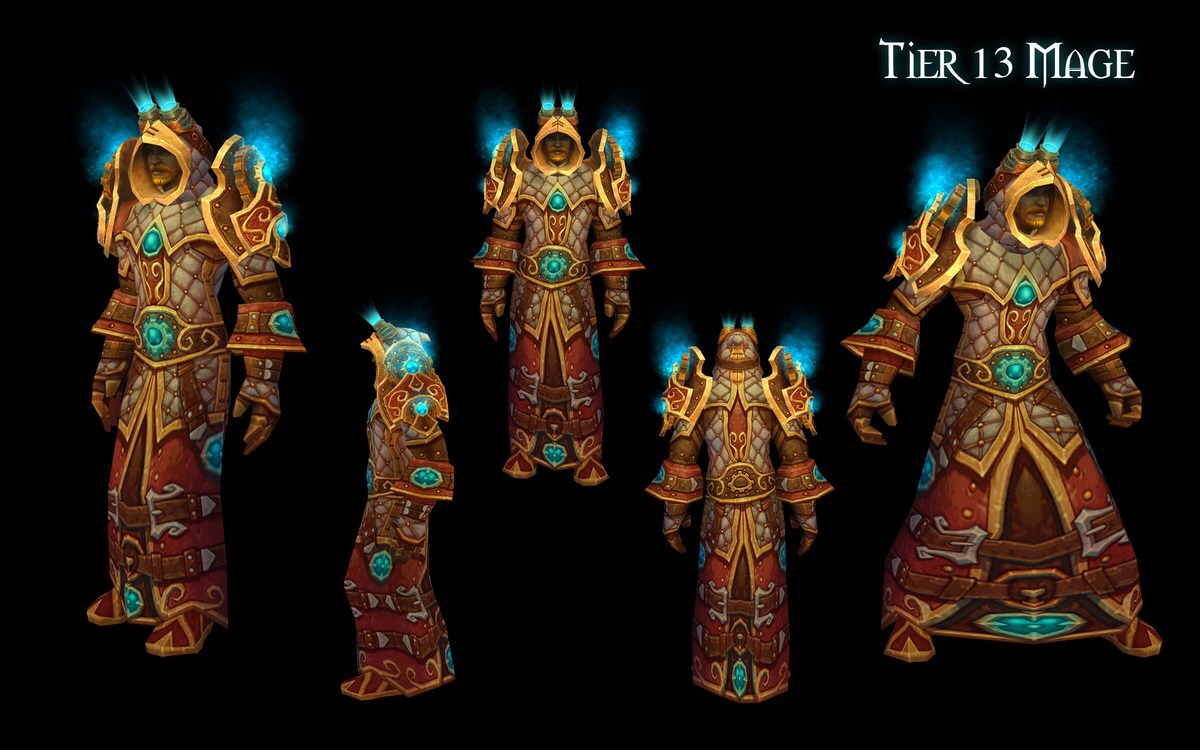 魔兽玩家整理魔兽世界历代套装掉落兑换预览