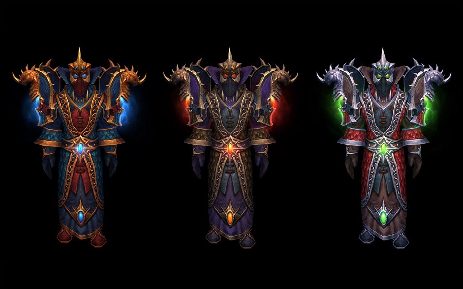 魔兽玩家整理魔兽世界历代套装掉落兑换预览