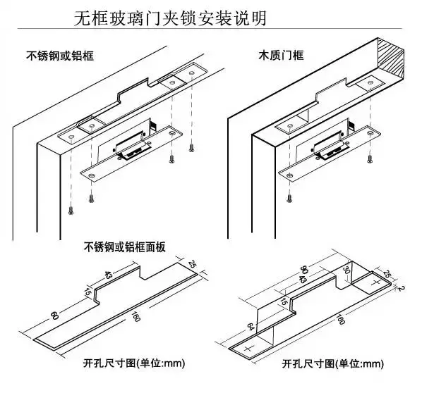 门禁系统锁安装标准方法介绍