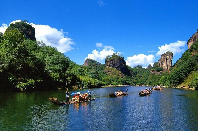 穷游之武夷山九曲溪，天游峰