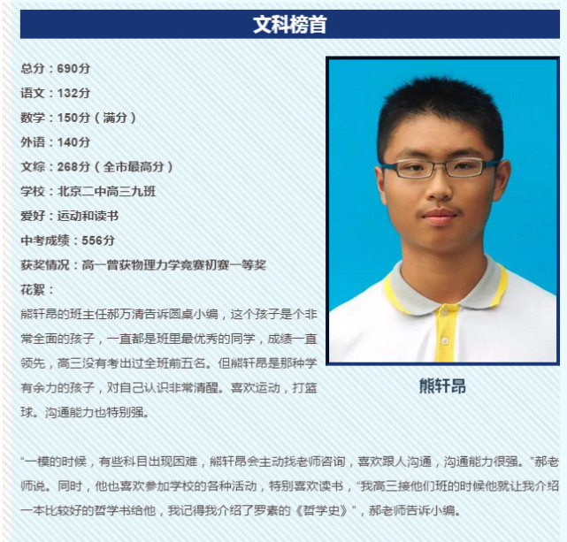 2017高考湖北状元（2017各地高考状元公布）