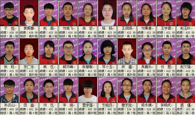 2017浑源七中高考首战告捷