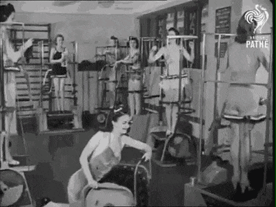 100年前的人去健身房都是這樣健身的