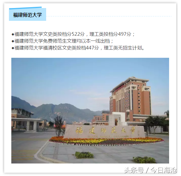 福建文史、理工提前批开始投档！多所院校出档线出炉