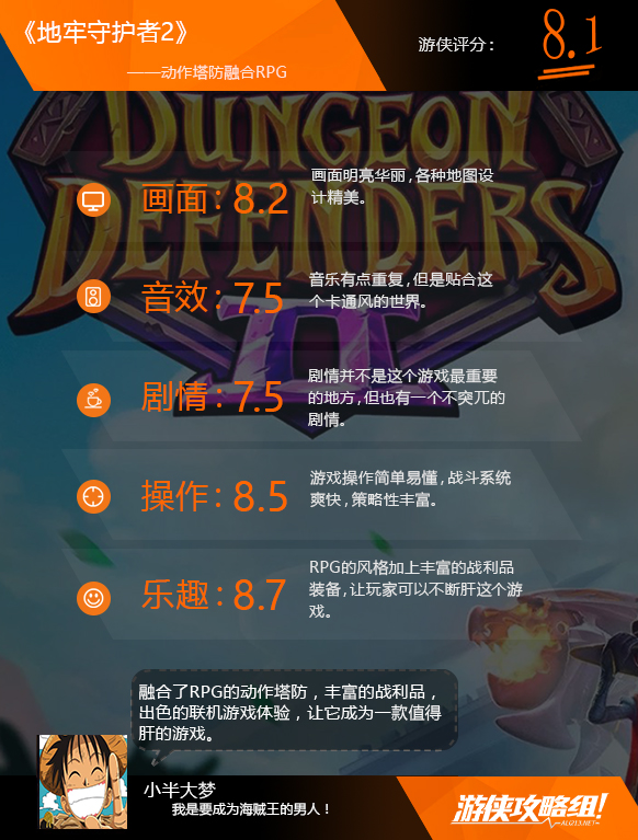 《地牢守护者2》图文评测：和小伙伴一起肝这个游戏吧