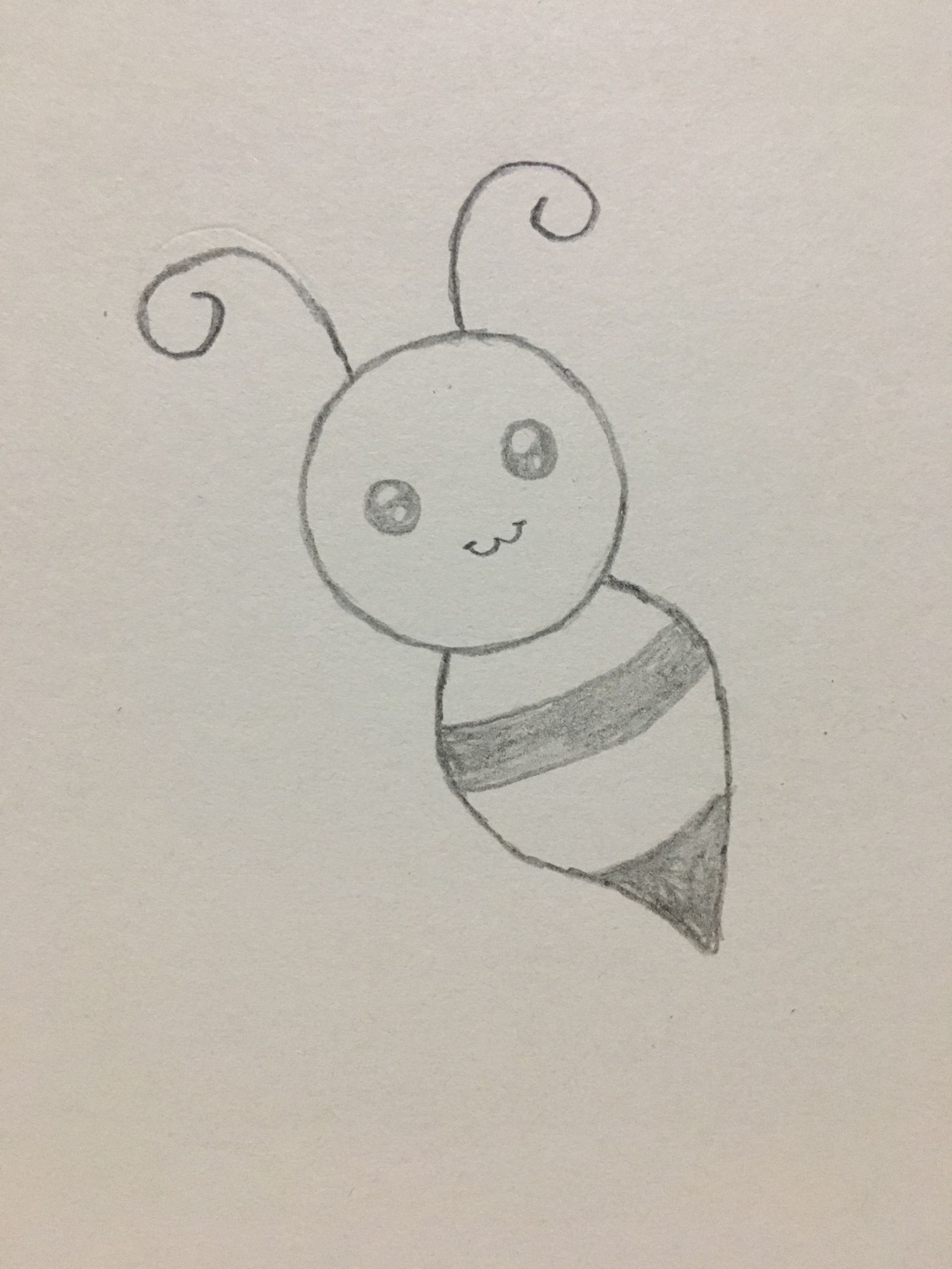 简笔画之小蜜蜂的画法