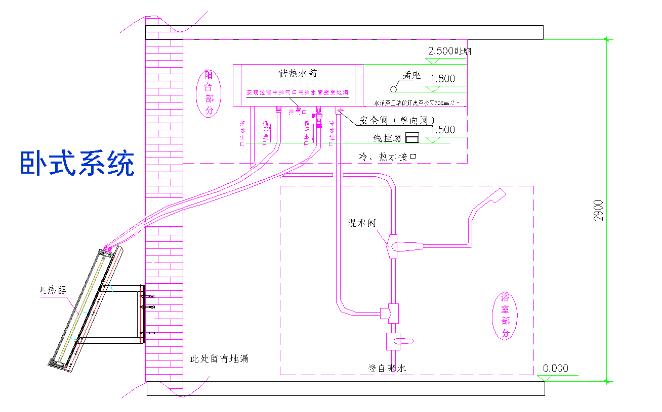 太阳能壁挂热水器施工应用手册