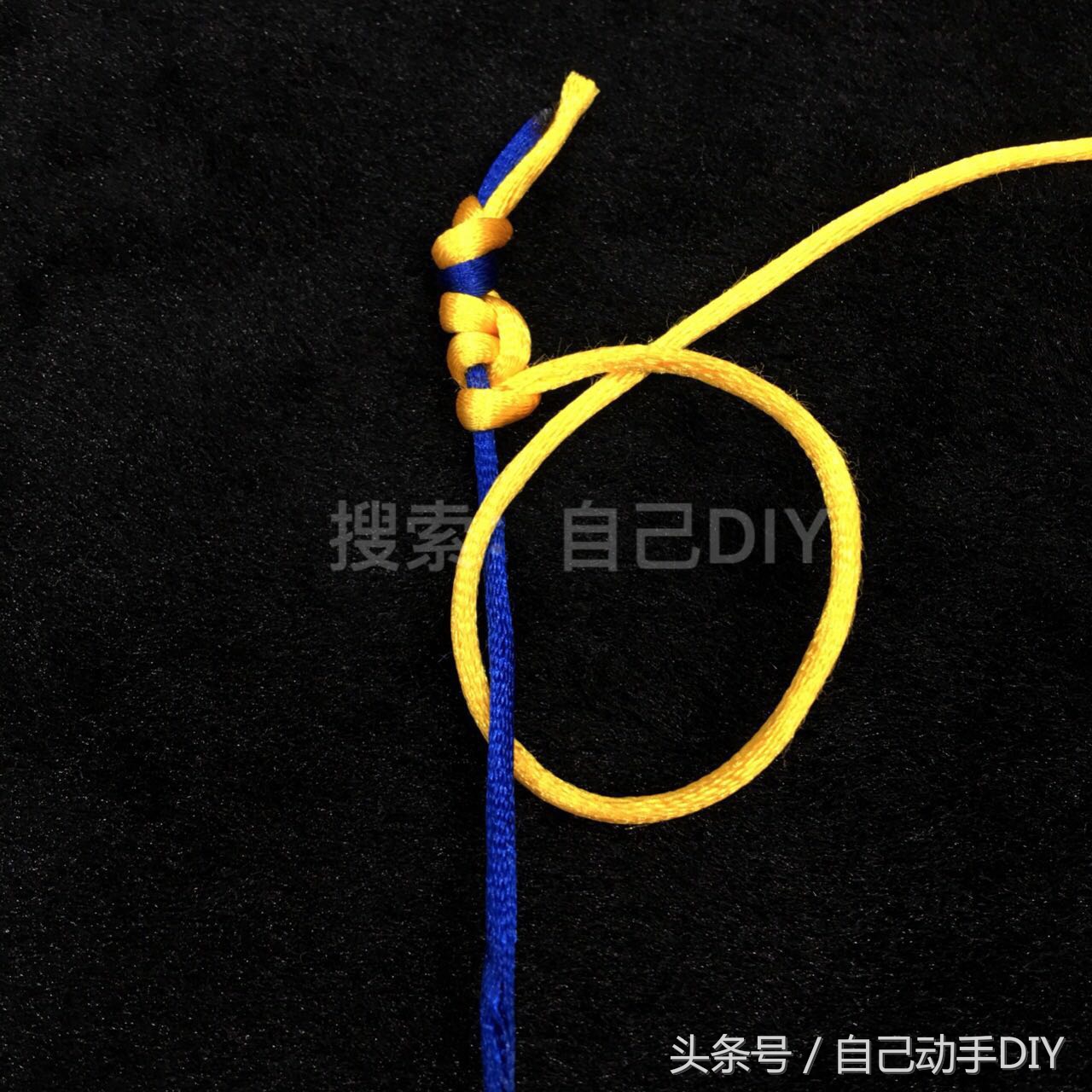 简单易学的DIY“雀头结”，纯手工DIY手绳环扣