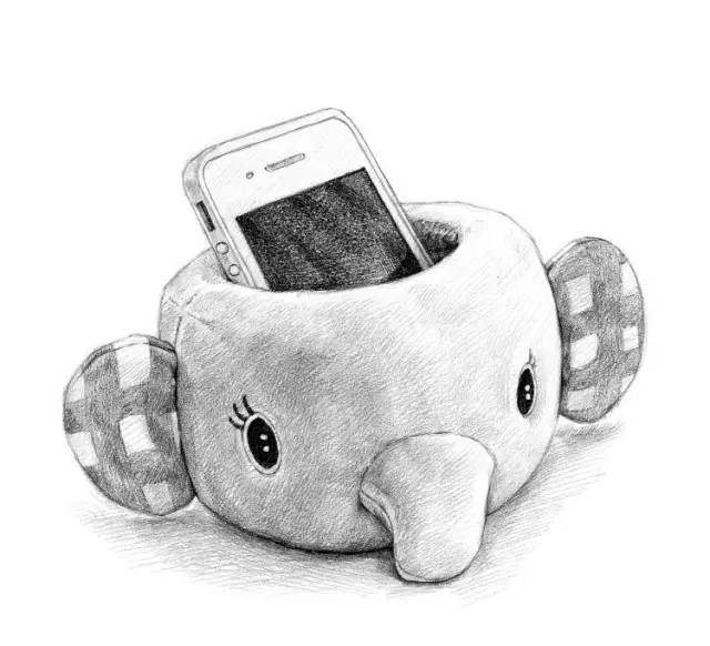 零基础素描教程:手机拖的绘制方法,快来学!