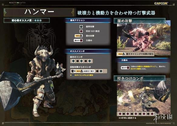 《怪物猎人世界》PS4版基本操作指南 全武器全新动作出招表公开