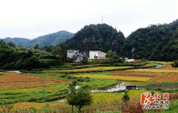 凤凰秋色晴方好 山色空蒙雨亦奇