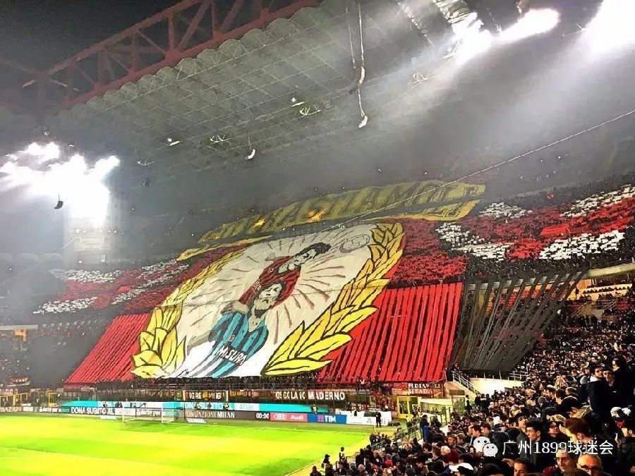 米兰德比南看台TIFO(战队丨预热德比：盘点米兰南看台历史上那些霸气TIFO！)