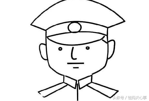 红军怎么画简笔画