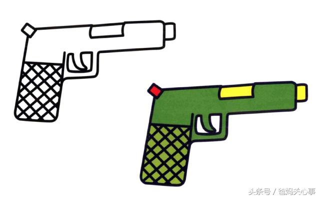 冲锋枪简单的大炮无后坐力炮舰艇炮高射炮坦克飞机其他简笔画相关文章