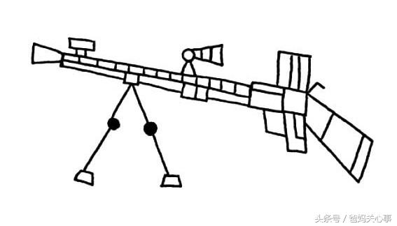 简笔画武器飞机大炮图片