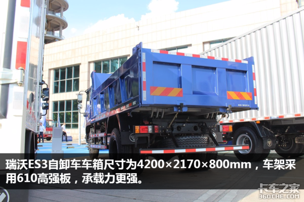 走街串巷我是能手 图解瑞沃ES3自卸中卡