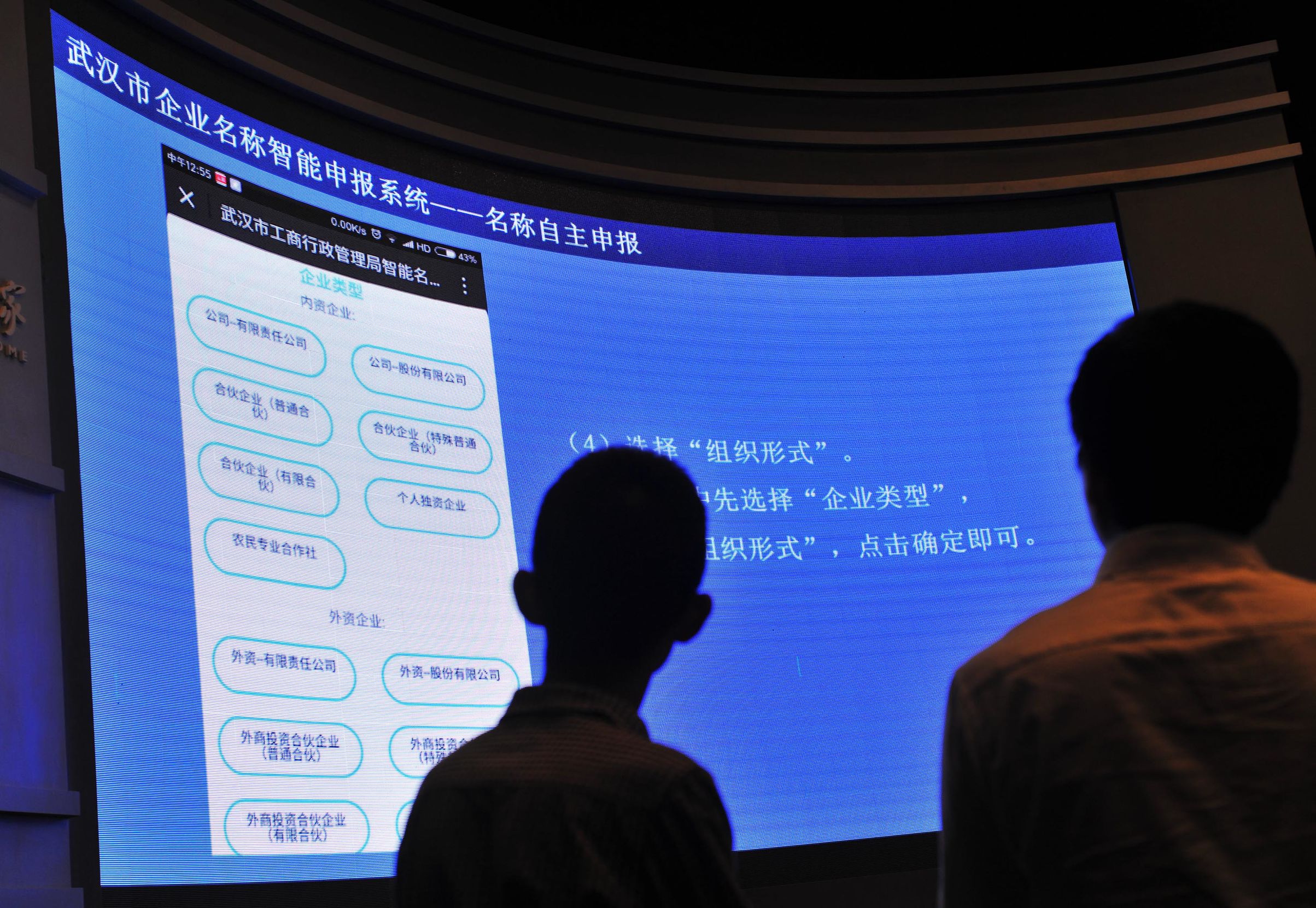 工商注册号查询入口（在武汉足不出户即可自主申报公司名）
