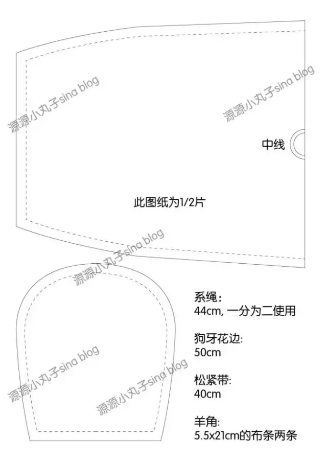 羊角宝宝帽：孕妈妈教我们制作爱心满满的宝宝帽（附图纸）