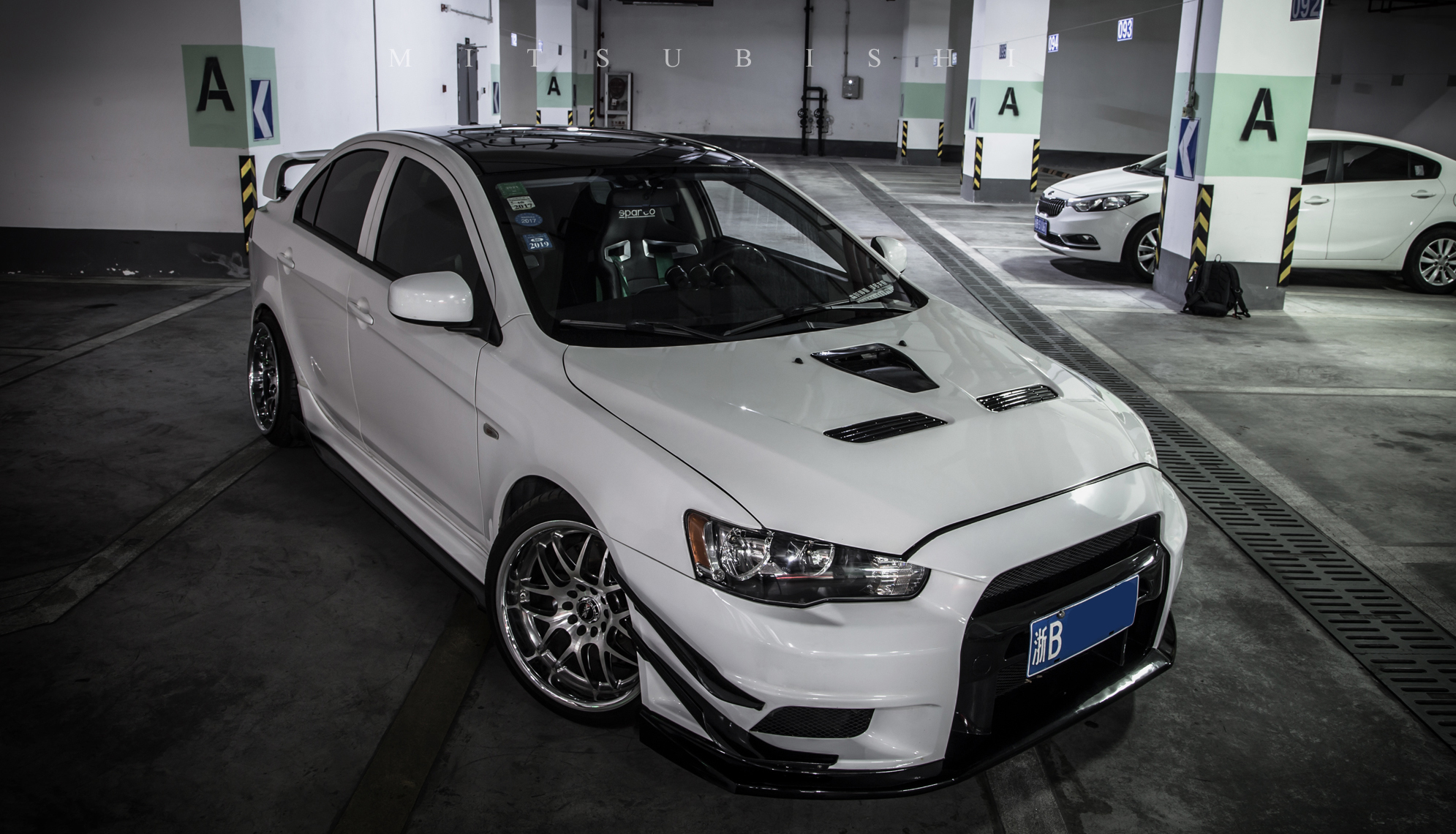 翼神改装evo全套翼神换evo前杠合法