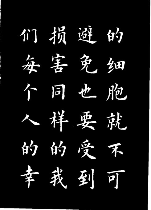 楷书《雷锋名言字帖》