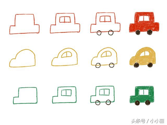 不会画？汽车飞机火车等38款交通工具简笔画，超简单，易上手！