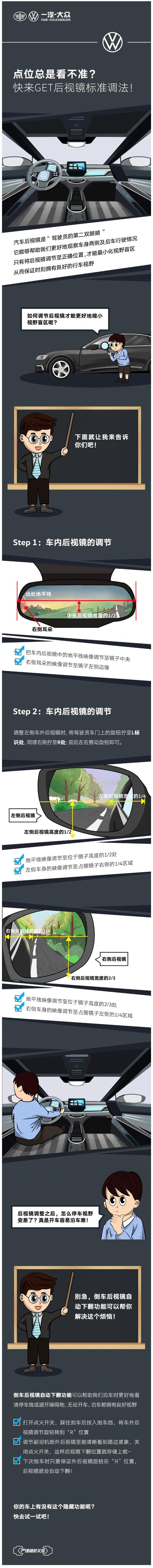 大众车反光镜调节技巧：解决视角偏差问题