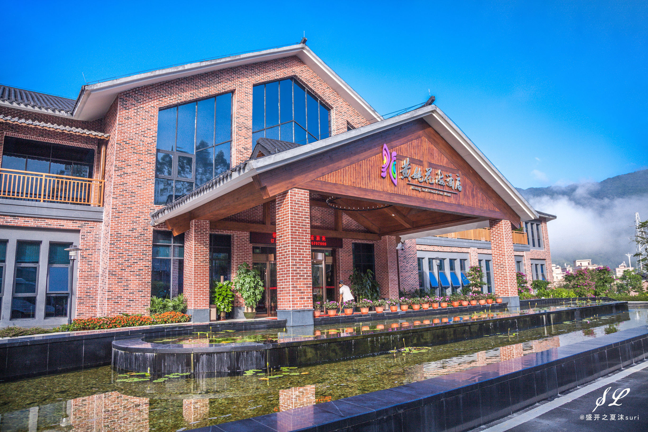 探店｜广西贺州一家新酒店承包了一整片黄姚花海，房价只要三四百