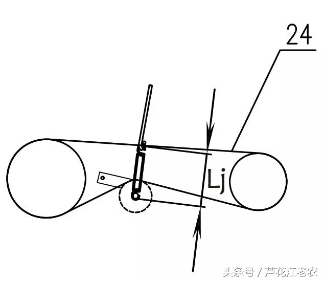 沃得锐龙履带收割机维修检查的最佳参考数值 皮带部分