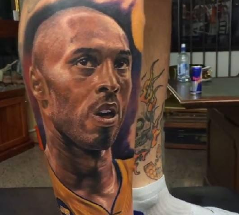 3号球衣艾弗森头像(nba球迷信仰纹身:死亡之瞪vs暴走表情,甜瓜看了都