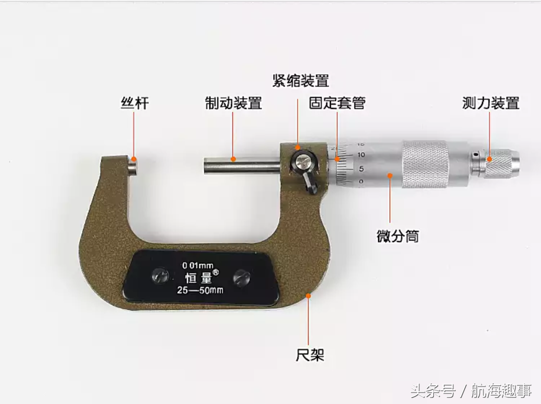 航海科普：搞机械必掌握，最详细“螺旋测微器”的使用教程！