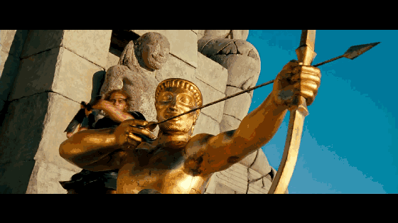 人的神庙后怒砍阿波罗神像头显然在电影里阿喀琉斯是个不信神的兵王