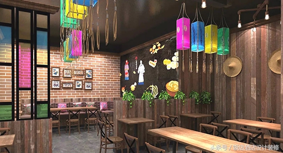 特色过桥米线餐饮店装修，让米线成为餐饮界的网红！