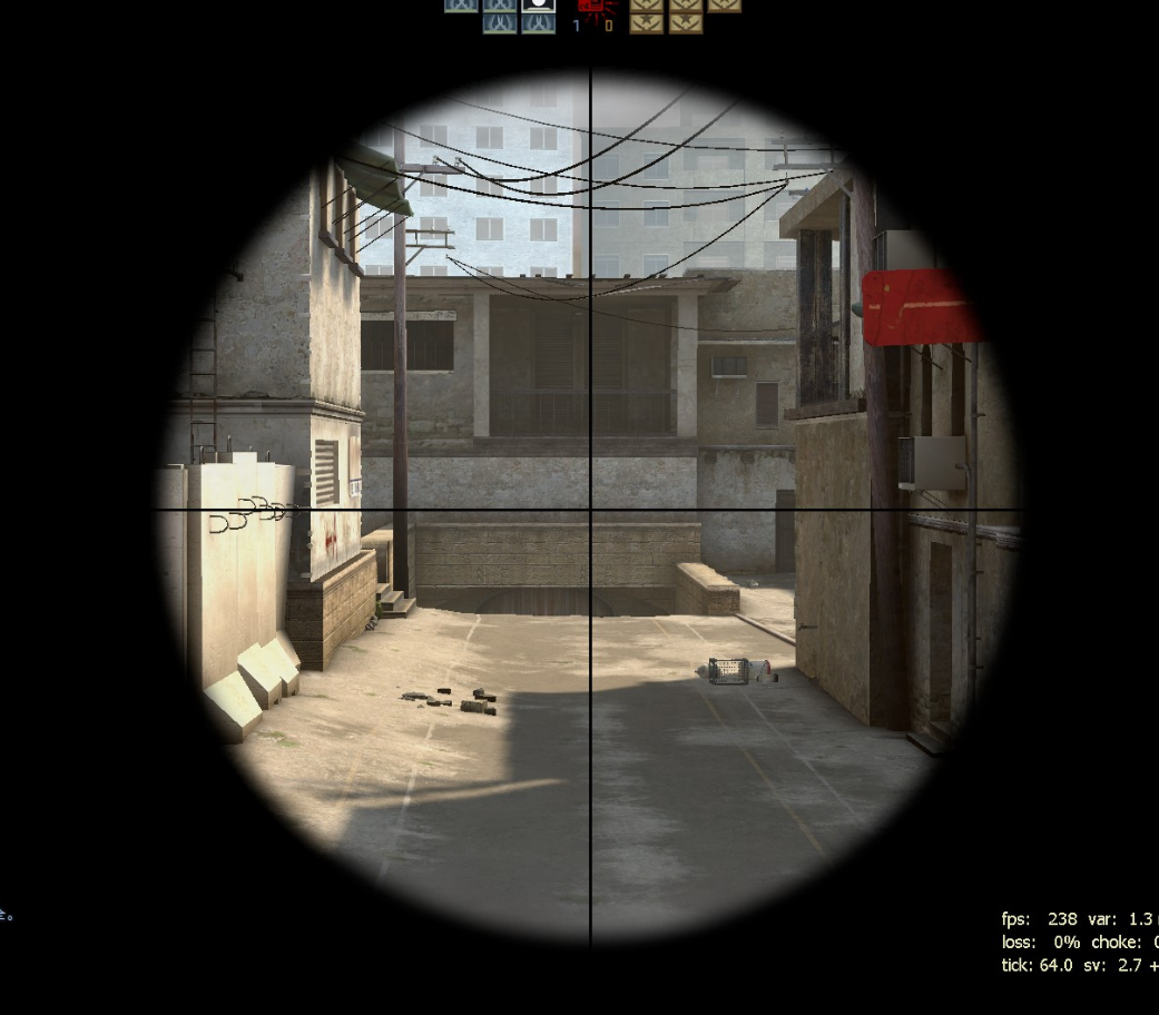 CSGO反恐精英之狙击准线粗细参数设置，记得关注转发哦！