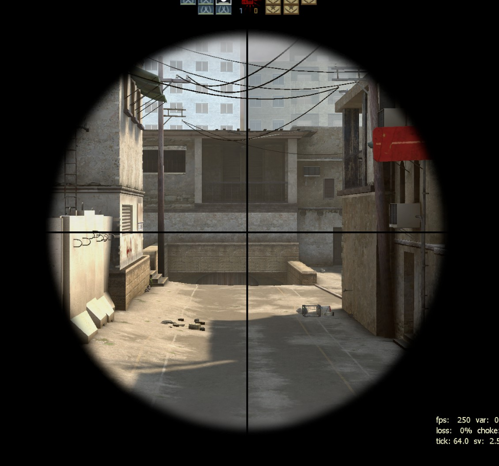 CSGO反恐精英之狙击准线粗细参数设置，记得关注转发哦！