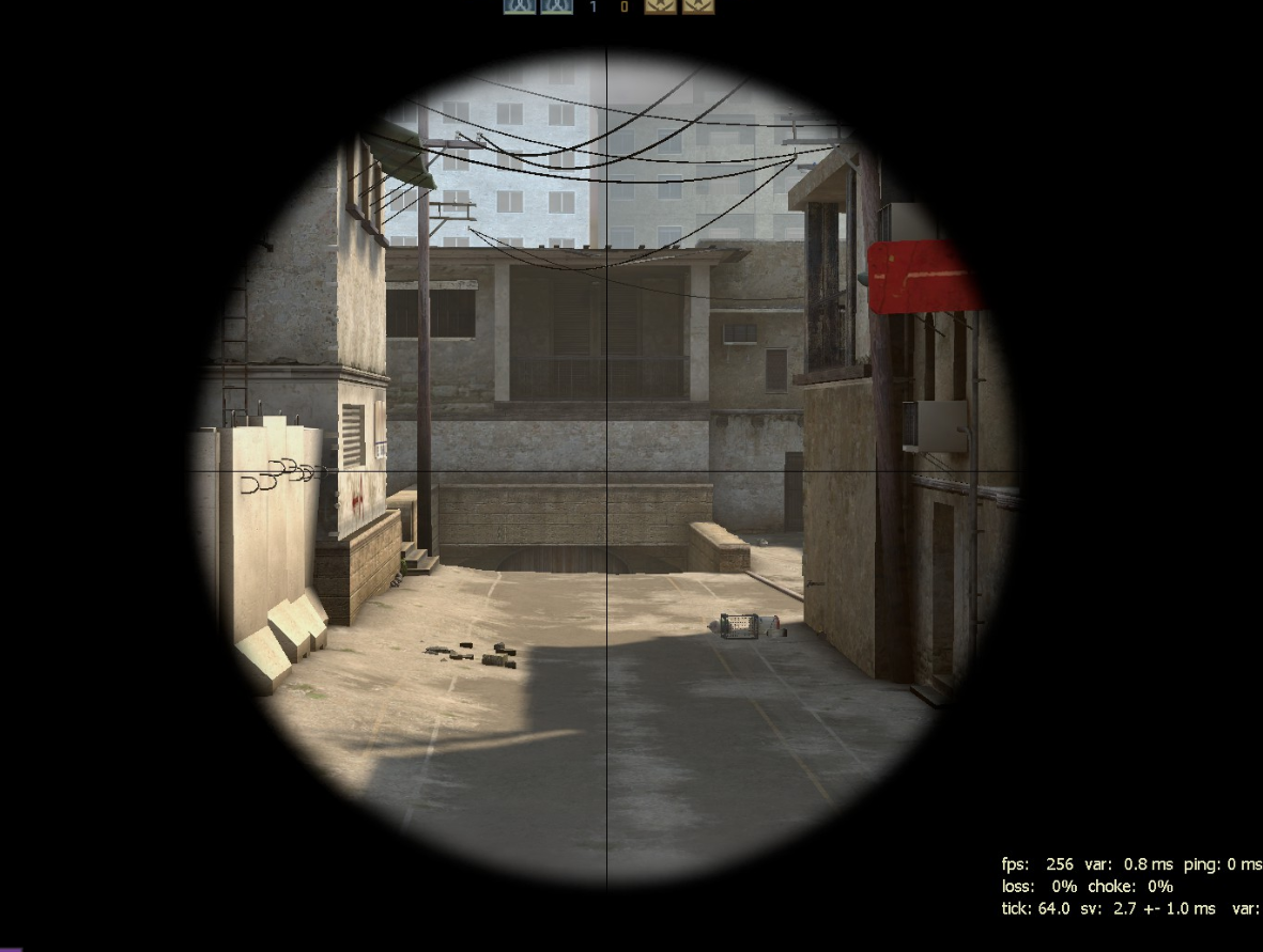 CSGO反恐精英之狙击准线粗细参数设置，记得关注转发哦！