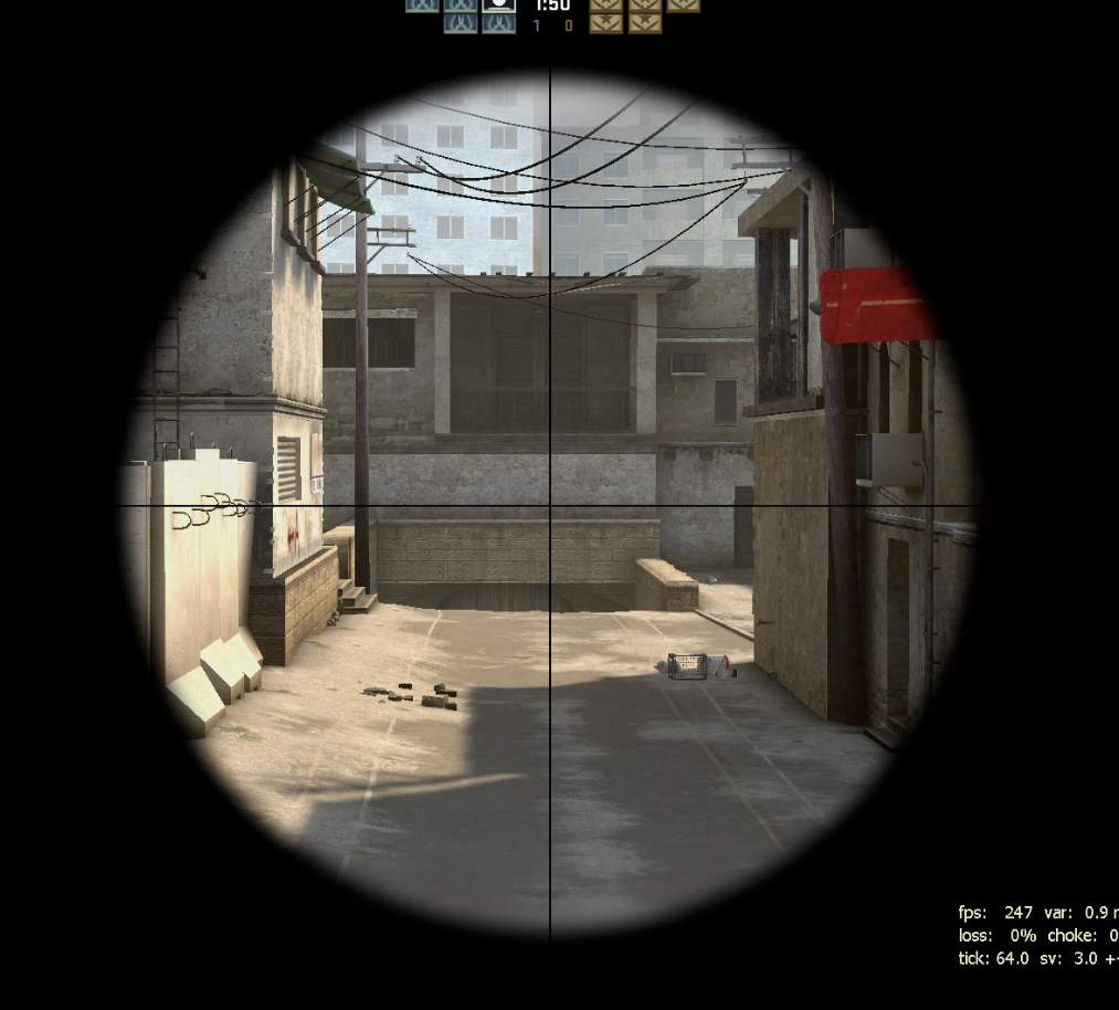 CSGO反恐精英之狙击准线粗细参数设置，记得关注转发哦！