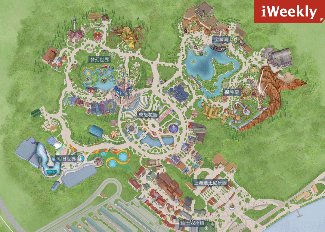 上海迪士尼"活点地图"1.0版