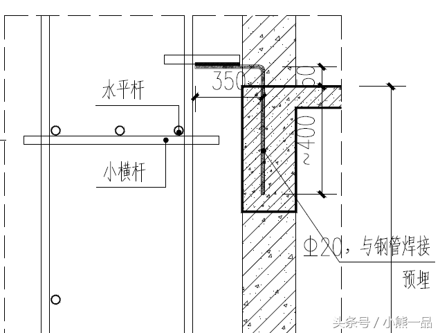 建筑工程脚手架连墙件做法，外墙漏水是选用错了做法！