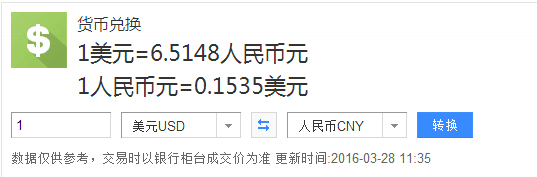 今日最新美元对人民币汇率走势图（3月28日）