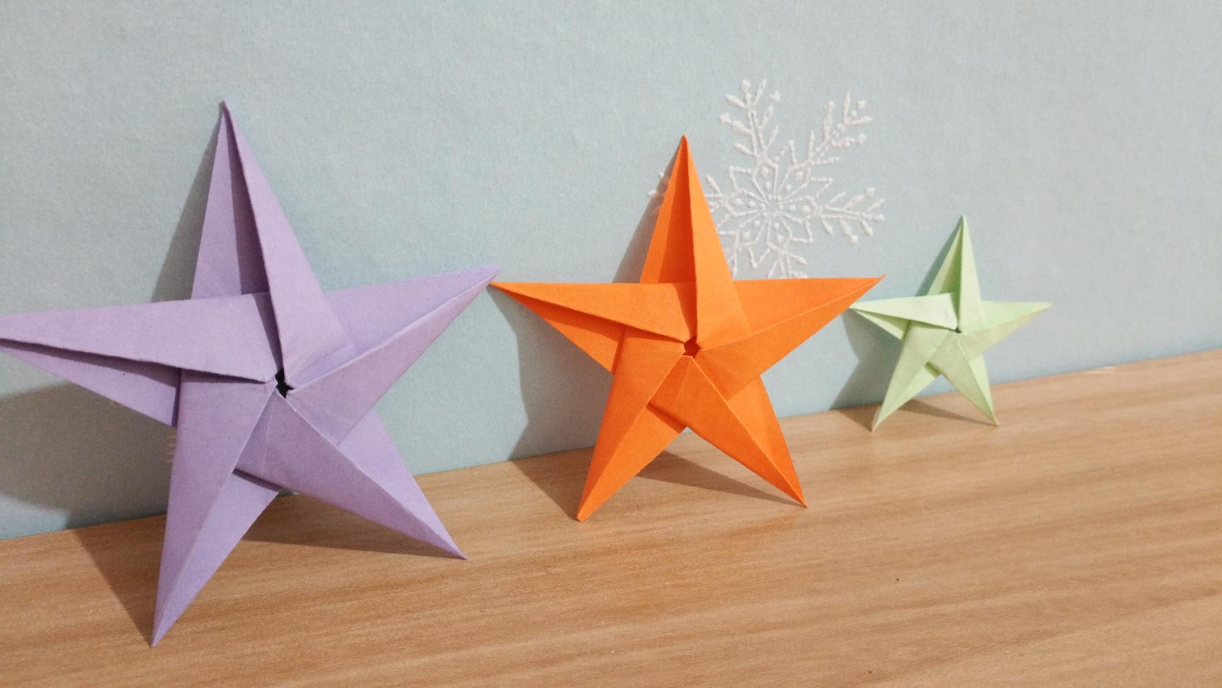 折星星的方法手工慢动作一步一步教你折星星步骤