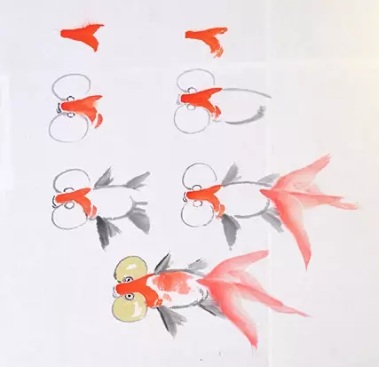国画金鱼(国画金鱼的画法步骤)-我的快乐小窝