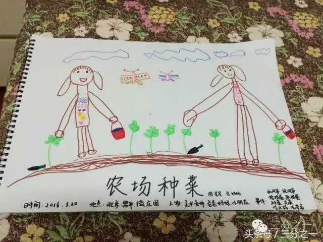 女子世界杯门票简笔画(「来稿」5岁女孩的一组简笔儿童画解析)