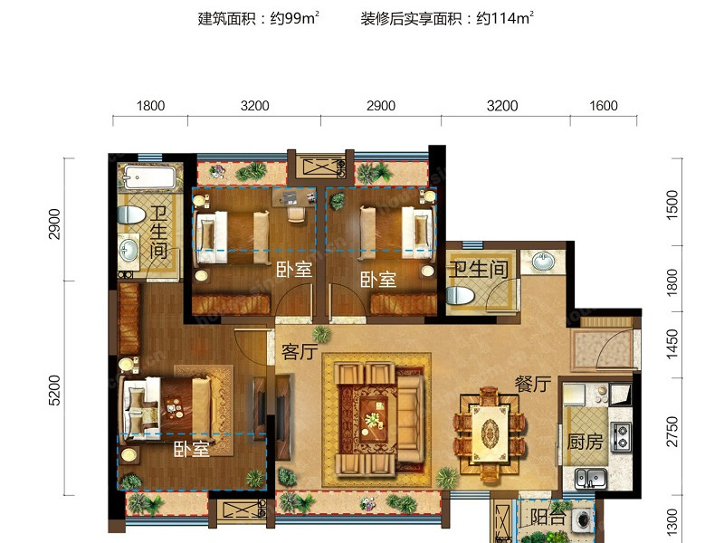 成都融创天府逸家超高层三居 71万元/套起在售