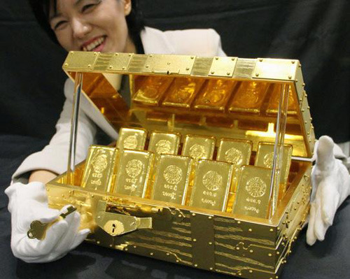 赠送一公斤黄金和10公斤人民币哪个最合你意