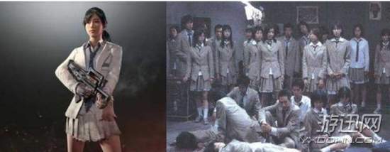 《绝地求生》角色出处一览：校服学生妹超越原版