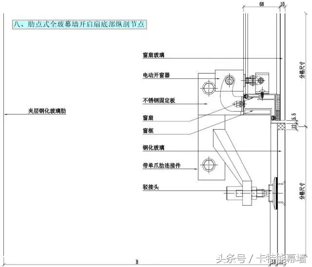 学无止境，打包带走肋点式全玻幕墙标准节点图