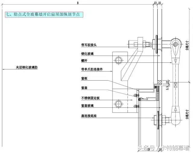 学无止境，打包带走肋点式全玻幕墙标准节点图