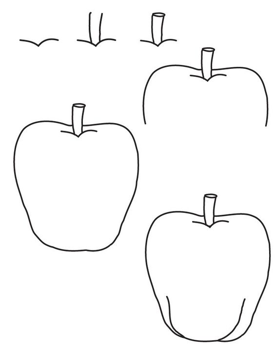 苹果简笔画