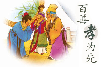 乌鸦反哺、羊羔跪乳和二十四孝的故事