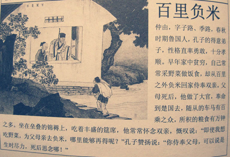 乌鸦反哺、羊羔跪乳和二十四孝的故事